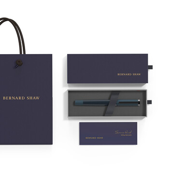 萧伯纳(Bernard Shaw)【热门商品】【礼物】宝珠笔高端轻奢【灯塔】爱琴蓝单支礼盒装高档商务办公签字男物女伴手礼赠 萧伯纳(Bernard Shaw)【热门商品】【礼物】宝珠笔高端轻奢【灯塔】爱琴蓝单支礼盒装高档商务办公签字男物女伴手礼赠