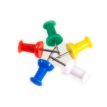 齐心(COMIX)彩色工字钉 60枚/筒 软木画板按钉 绘画图钉 无痕泡钉彩色小号图钉创意照片固定摁钉 工具 B3510 齐心(COMIX)彩色工字钉 60枚/筒 软木画板按钉 绘画图钉 无痕泡钉彩色小号图钉创意照片固定摁钉 工具 B3510