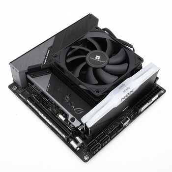 利民（thermalright）AXP90-X53 BLACK 黑色下压风冷散热器 53mmAGHP热管全回流焊工艺 支持多平台