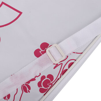 尤迪曼羽毛球拍包拍套拍袋粉白色(可装2支球拍)