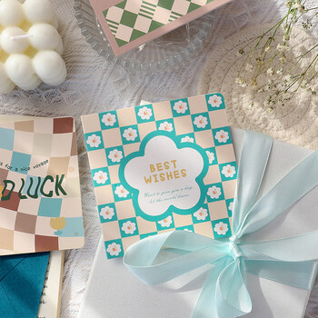 狮洛德 贺卡明信片小清新创意卡通生日祝福卡邀请卡留言手写小卡片6张带信封 狮洛德 贺卡明信片小清新创意卡通生日祝福卡邀请卡留言手写小卡片6张带信封