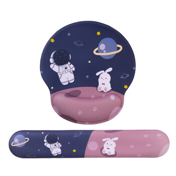 灵蛇(LINGSHE)键盘托鼠标垫护腕套装 笔记本电脑办公硅胶手腕垫枕手托硅胶腕托键盘垫 H89 宇航员 灵蛇(LINGSHE)键盘托鼠标垫护腕套装 笔记本电脑办公硅胶手腕垫枕手托硅胶腕托键盘垫 H89 宇航员