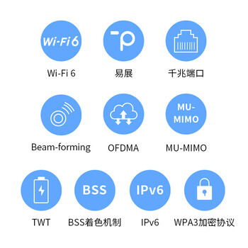 TP-LINK WiFi6 5G双频全千兆 无线家用 高速网络 易展Mesh 分布式路由器 游戏路由 XDR1860易展版玉白