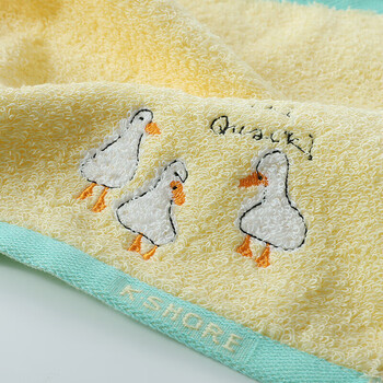 金号A类儿童毛巾100纯棉小毛巾婴儿毛巾方巾洗脸擦手毛巾洗脸帕5条装