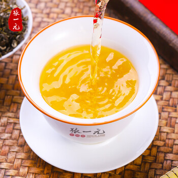 张一元茶叶茉莉花茶特级浓香白毛猴罐装配手提袋125g 礼赠年货送礼礼品