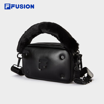 FILA FUSION同款斐乐官方潮牌包包挎包女款2024冬季单肩包男