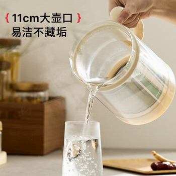 APIXINTL安本素玻璃电水壶热水壶大容量家用迷你养生壶 煮茶器 烧水壶办公室多功能全自动花茶壶