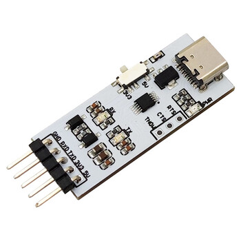 丢石头 CH340 USB转TTL串口模块  usb转uart串口模块 STC下载器 刷机模块 进阶版 type C接口