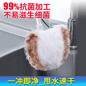 苏力达长柄浴缸刷神器软毛地板刷免洗剂清洁刷家用浴室卫生间刷子