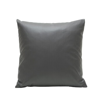 艾薇抱枕沙发靠垫床头靠枕睡觉靠背垫科技布抱枕套含抱枕芯磨砂黑