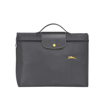 2022新款longchamp包lepliageclub女包质感公文包70周年款枪灰色