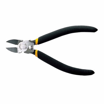 史丹利（STANLEY）黑色双塑柄水口钳工业级斜嘴电工5寸 84-134-23