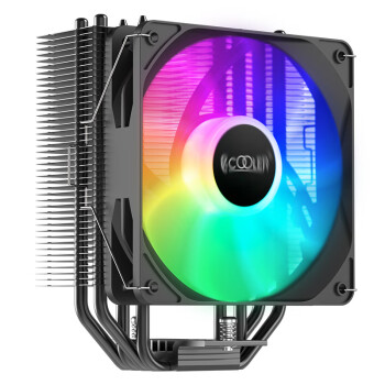 超频三（PCCOOLER）东海R4000 ARGB CPU散热器（支持12/13代/AM4/AM5平台/四热管/黑化/12V幻彩/5V主板同步/配硅脂