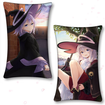 魔女之旅伊蕾娜抱枕动漫靠枕二次元半身长枕套枕头毛绒双面定制 kz