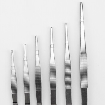 海斯迪克 HKCL-214 不锈钢镊子 加厚带齿用圆头防滑辅料敷料镊直镊 外科组织手术镊 25cm组织镊 海斯迪克 HKCL-214 不锈钢镊子 加厚带齿用圆头防滑辅料敷料镊直镊 外科组织手术镊 25cm组织镊