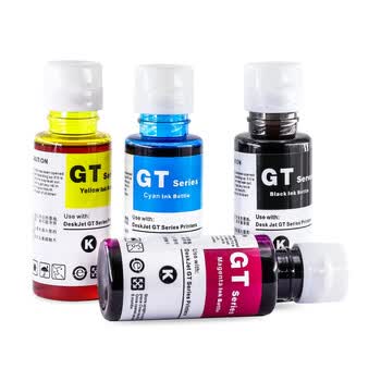 长平适用惠普 HP Ink Tank 310 311 118 318 319 series墨水彩色打印机GT51 GT52黄色填充墨水
