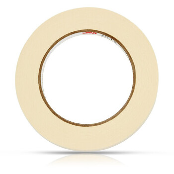 3M2214白色美纹纸胶带 拼豆豆DIY 耐高温办公家装日用汽车喷涂遮蔽无痕喷漆固定保护 15mm*50m 1卷装