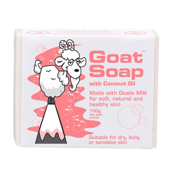 Goat Soap澳洲进口原味+椰子味羊奶皂100g/洗手洁面沐浴皂 保湿滋润