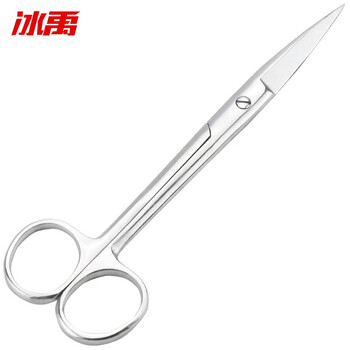 冰禹BY-103【京仓配送】实验用剪刀 不锈钢实验室剪 手术剪刀 手术直尖16cm