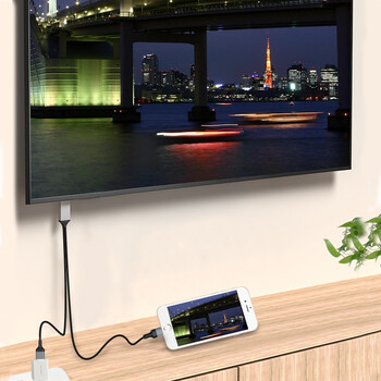 连拓 苹果手机投屏线iPhone13/12 Lightning转HDMI高清连接线 ipad同屏线 电视显示器投影仪视频投屏器