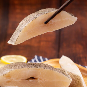 西玛仕鲽鱼块比目鱼切段鲽鱼身鱼段新鲜冷冻鲽鱼块海鲜鲜活鱼七斤