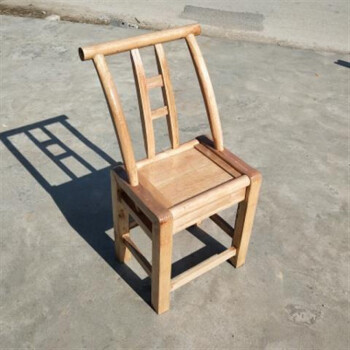 松木椅实木农村老式餐椅农家乐饭店椅换鞋凳喂奶家用靠背椅子座高33cm