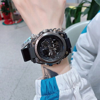 于途杨洋同款手表男初高中学生潮流2021年新款电子表儿童白敬亭钢铁之