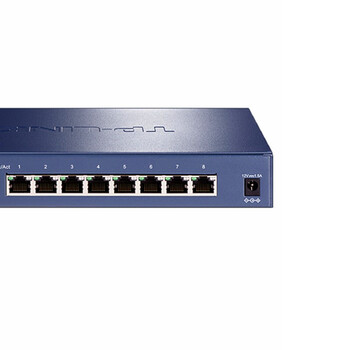 普联（TP-LINK）8口2.5Gbps千兆桌面型金属机身无风扇网络分流器企业级交换机 以太网交换机 TL-SH1008