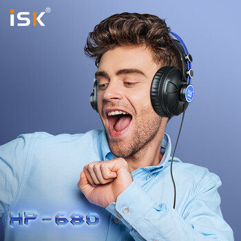 iSKHP680头戴式直播监听耳机全封闭式设计主动降噪高保真佩戴舒适电脑手机声卡适用录音棚专业设备 iSKHP680头戴式直播监听耳机全封闭式设计主动降噪高保真佩戴舒适电脑手机声卡适用录音棚专业设备