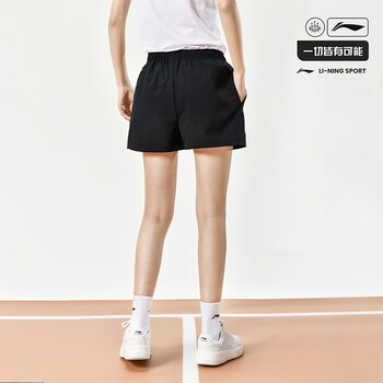 李宁（LI-NING）乒乓球服羽毛球服短裤速干省队男女同款比赛训练服运动服 XL