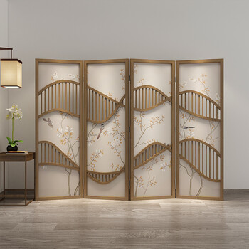 古风今现新中式屏风隔断客厅卧室酒店办公室会议厅茶楼家用进门玄关