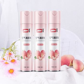爱博(AIBO)空气清新剂喷雾 汁汁白桃360ml*3 家用除异味室内厕所 爱博(AIBO)空气清新剂喷雾 汁汁白桃360ml*3 家用除异味室内厕所