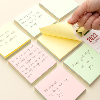 晨光（M&G）便利贴粘性便签纸留言贴76*76mm记事贴优事贴100页4色便签本子YS-10 1包