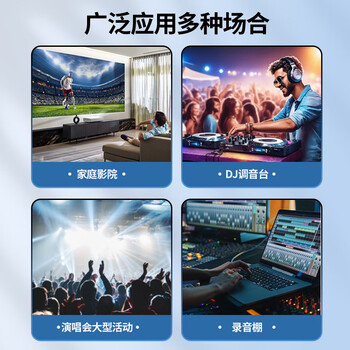 光航 发烧级同轴单莲花头公对公音频线 AV音视频信号线 音响功放线 15米 GH-RG-15m