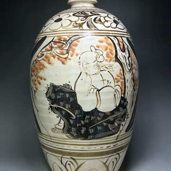 磁州窑梅瓶价格报价行情- 京东