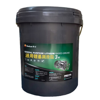 中国石油  昆仑 3号 通用锂基脂 润滑油润滑脂 3号 轴承电机黄油 15kg