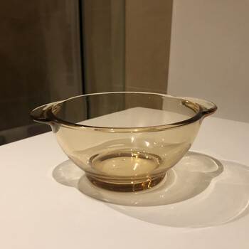 康宁餐具耐热玻璃碗深浅盘面碗468件组套装美国康宁pyre碗套装1只双耳