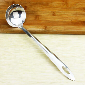 hywlkj火锅勺子漏勺全不锈钢 加厚长柄小汤壳汤漏 火锅店用具单人火锅