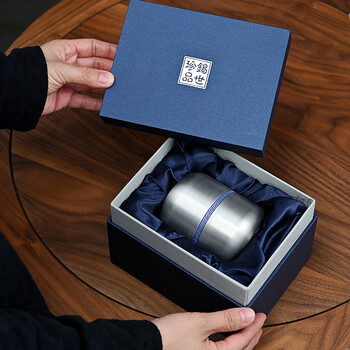 金镶玉 茶叶罐功夫茶具储存密封防便携送礼品盒高档 如意四方纯锡茶叶罐 金镶玉 茶叶罐功夫茶具储存密封防便携送礼品盒高档 如意四方纯锡茶叶罐