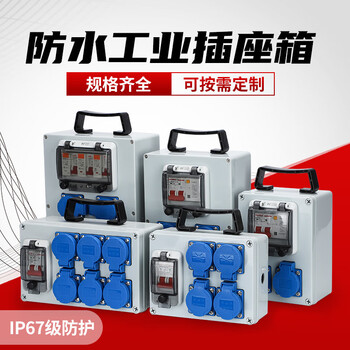 LXEE户外防水开关插座箱便携式手提小电箱220V工地工业三级配电箱ip65 F-12【图片 价格 品牌 报价】-京东