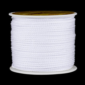 佛珠绳子手工编织玉线手绳串珠手链diy吊坠文玩线绳白色曼波绳20毫米