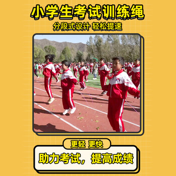 欧梵达 儿童跳绳沙专用式2.0中小学生幼儿园考试士极竞速比赛不打结市神