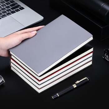 嘉然恒 5本装a5商务笔记本本子高颜值简约加厚软面抄皮面记事本日记本办公文具企业工作会议记录本可定制 嘉然恒 5本装a5商务笔记本本子高颜值简约加厚软面抄皮面记事本日记本办公文具企业工作会议记录本可定制