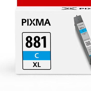 佳能（Canon）CLI-881XL C 大容量青色墨盒(适用TS8380t/TS708/TS708t/TS9580/TS9180/TS8380)