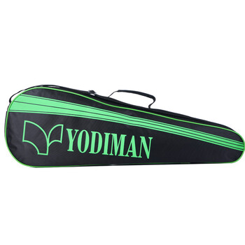 尤迪曼羽毛球拍套原装拍包拍袋黑绿色(可装3支球拍)