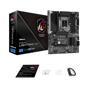 华擎（ASRock）Z790 PG Lightning/D4 闪电风暴 支持CPU 12600KF/14700KF/13600KF（Intel Z790/LGA 1700）	