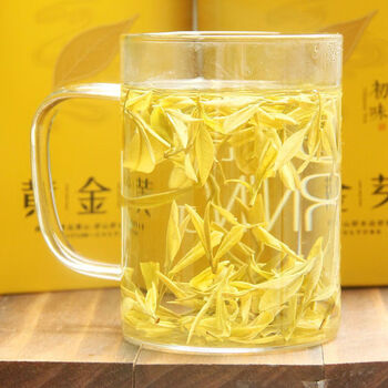 茶叶黄金芽 新茶明前绿茶春茶黄金叶罐装茗茶 黄金芽250克【图片 价格