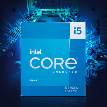 英特尔(Intel) i5-13600K 酷睿13代 14核20线程 睿频至高可达5.1Ghz 五年质保 台式机CPU 畅玩黑神话悟空