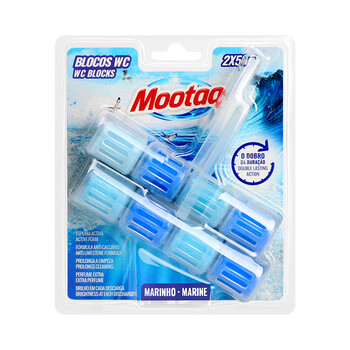 膜太（MOOTAA）欧洲进口悬挂式马桶清洁球50g*2清新去污去味 海洋香2枚装