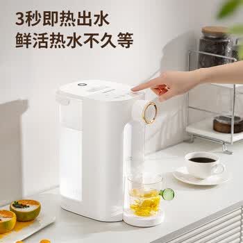 九阳（Joyoung）即热式饮水机台式家用办公 3L水箱一键速热管路自清洁电热水壶烧水壶泡奶冲奶直饮机企业采购WJ260
